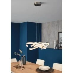 Fischer & Honsel LED-Pendelleuchte Sund TW 4x 8 W Weiß-Nickel 3400 Lm -Heimdekoration Angebote 891183 1546 4