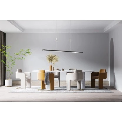 Fischer & Honsel LED-Pendelleuchte Beat TW 1x 25 W Aluminium 2800 Lm 2 Fischer & Honsel LED-Pendelleuchte Beat TW 1x 25 W Aluminium 2800 Lm – Bild 2