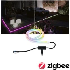 Paulmann Outdoor P&S Neon Stripe Weiß RGB IP67 24V 2 M -Heimdekoration Angebote 895198 2425