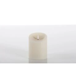 Elephant LED Kerze Echtwachs Outdoor 10x12 Cm Creme