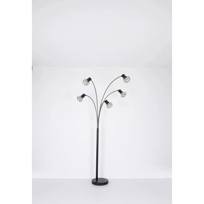 Globo Stehlampe Priska 5-flammig Schwarz Matt 740 X 800 X 2040 Mm 7 Globo Stehlampe Priska 5-flammig Schwarz Matt 740 X 800 X 2040 Mm – Bild 7