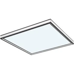 Globo LED-Deckenleuchte Jessy 1-flammig Schwarz Matt 450 X 450 X 80 Mm -Heimdekoration Angebote 9007371420957 3749 S 06