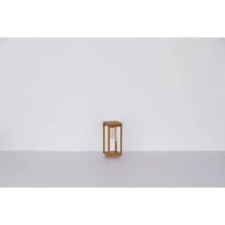 Globo Außenleuchte Candela 1-flammig Holzoptik 150 X 150 X 350 Mm -Heimdekoration Angebote 9007371421961 3749 S 08