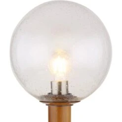 Globo Außenleuchte Ossy 1-flammig Holzoptik 250 X 500 Mm -Heimdekoration Angebote 9007371426560 3749 CU 01