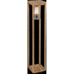 Globo Außenleuchte Candela 1-flammig Holzoptik 150 X 150 X 800 Mm -Heimdekoration Angebote 9007371427963 3749 S 02