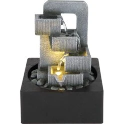 Globo LED-Brunnen Fontana 1-flammig Anthrazit 180 X 180 X 240 Mm -Heimdekoration Angebote 9007371429394 3749 2