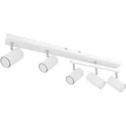 Globo Strahler Robby 5-flammig Weiß 700 X 350 X 170 Mm -Heimdekoration Angebote 9007371430581 3749 S 02