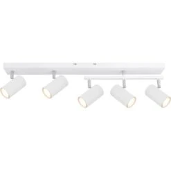 Globo Strahler Robby 5-flammig Weiß 700 X 350 X 170 Mm -Heimdekoration Angebote 9007371430581 3749 S 03