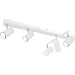 Globo Strahler Robby 5-flammig Weiß 700 X 350 X 170 Mm -Heimdekoration Angebote 9007371430581 3749 S 05