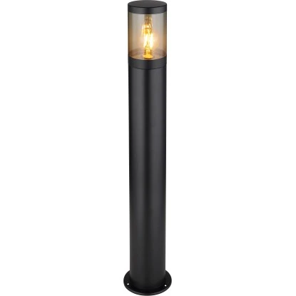 Globo Außenleuchte 1-flammig Schwarz Matt Rauchfarben 140 X 800 Mm 2 Globo Außenleuchte 1-flammig Schwarz Matt Rauchfarben 140 X 800 Mm – Bild 2