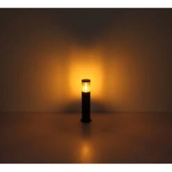 Globo Außenleuchte 1-flammig Schwarz Matt Rauchfarben 140 X 800 Mm 12 Globo Außenleuchte 1-flammig Schwarz Matt Rauchfarben 140 X 800 Mm -Heimdekoration Angebote 9007371431762 3749 S 04