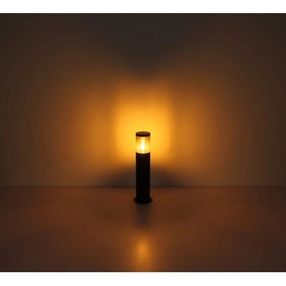 Globo Außenleuchte 1-flammig Schwarz Matt Rauchfarben 140 X 800 Mm 5 Globo Außenleuchte 1-flammig Schwarz Matt Rauchfarben 140 X 800 Mm – Bild 5