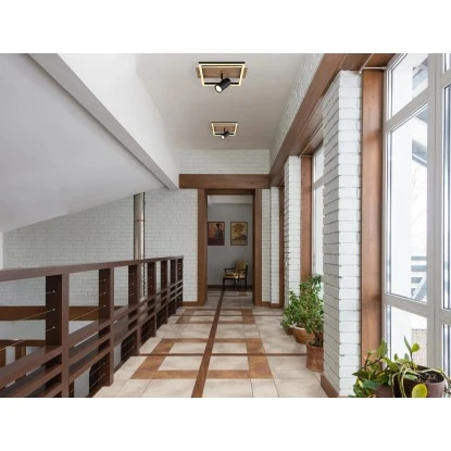 Globo LED-Deckenleuchte Kassu 2-flammig Schwarz Matt 320 X 270 X 150 Mm 1 Globo LED-Deckenleuchte Kassu 2-flammig Schwarz Matt 320 X 270 X 150 Mm