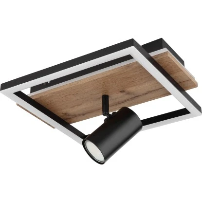 Globo LED-Deckenleuchte Kassu 2-flammig Schwarz Matt 320 X 270 X 150 Mm 3 Globo LED-Deckenleuchte Kassu 2-flammig Schwarz Matt 320 X 270 X 150 Mm – Bild 3