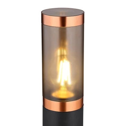 Globo Außenleuchte Boston 1-flammig Schwarz Rauchfarben 127 X 800 Mm 9 Globo Außenleuchte Boston 1-flammig Schwarz Rauchfarben 127 X 800 Mm – Bild 9