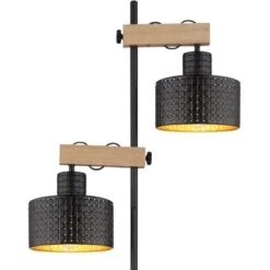 Globo Stehlampe Rielly 2-flammig Schwarz Matt 440 X 250 X 1680 Mm 20 Globo Stehlampe Rielly 2-flammig Schwarz Matt 440 X 250 X 1680 Mm -Heimdekoration Angebote 9007371440146 3749 CU 02