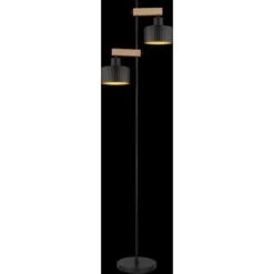 Globo Stehlampe Rielly 2-flammig Schwarz Matt 440 X 250 X 1680 Mm 15 Globo Stehlampe Rielly 2-flammig Schwarz Matt 440 X 250 X 1680 Mm -Heimdekoration Angebote 9007371440146 3749 S 05