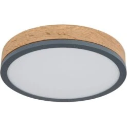 Globo LED-Deckenleuchte Doro 1-flammig Graphit 300 X 85 Mm -Heimdekoration Angebote 9007371442553 3749 S 02