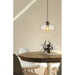 Globo Pendelleuchte 1-flammig Schwarz Matt 280 X 1200 Mm