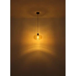 Globo Pendelleuchte 1-flammig Schwarz Matt 280 X 1200 Mm -Heimdekoration Angebote 9007371444212 3749 S 05