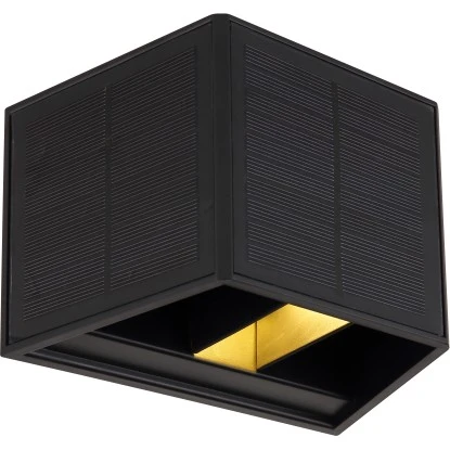 Globo LED-Solarleuchte Schwarz 15,4 Cm X 9,9 Cm X 9,6 Cm 2 Globo LED-Solarleuchte Schwarz 15,4 Cm X 9,9 Cm X 9,6 Cm – Bild 2