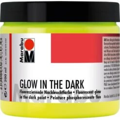 Marabu Glow In The Dark Farbe Nachleuchtgelb 200ml