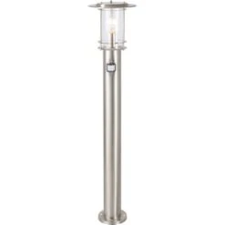 Brilliant Außen-Pollerleuchte York Edelstahloptik90 Cm X 15 Cm