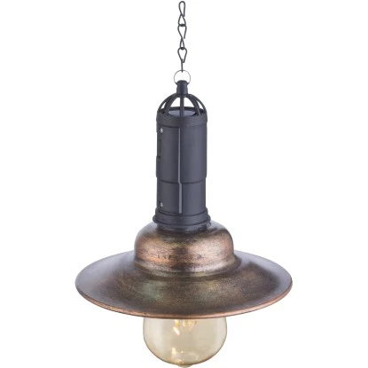 Globo LED-Solarhängeleuchte Dunkles Metall 1 Globo LED-Solarhängeleuchte Dunkles Metall