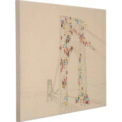 Kayoom Ölgemälde Menschenmenge II 100 Cm X 75 Cm