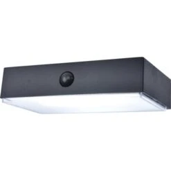Heimdekoration Angebote 16 Lutec LED-Solar-Wandleuchte Fadi Connect 800 Lm 4,3 X 18 X 10,5 Cm Schwarz