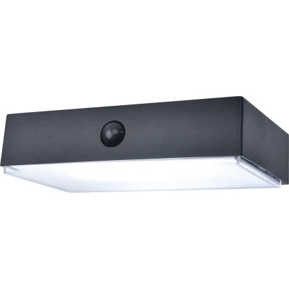 Lutec LED-Solar-Wandleuchte Fadi Connect 800 Lm 4,3 X 18 X 10,5 Cm Schwarz 1 Lutec LED-Solar-Wandleuchte Fadi Connect 800 Lm 4,3 X 18 X 10,5 Cm Schwarz