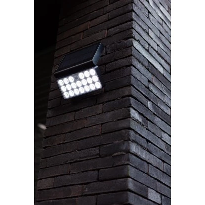 Lutec LED-Solar-Außenwandleuchte Tuda Connect 1.000 Lm 19,2x11,1x18 Cm Schwarz 6 Lutec LED-Solar-Außenwandleuchte Tuda Connect 1.000 Lm 19,2x11,1x18 Cm Schwarz – Bild 6