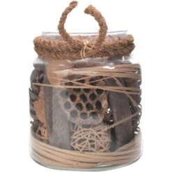 Kayoom Deko-Glas Flora BraunØ 20 Cm X 18 Cm