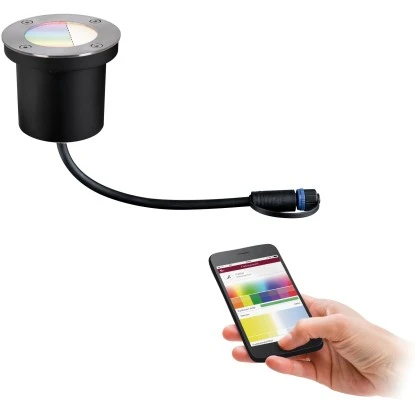 Paulmann Plug & Shine Zigbee Bodeneinbaustrahler RGBW Rund IP65 11 Paulmann Plug & Shine Zigbee Bodeneinbaustrahler RGBW Rund IP65 – Bild 11