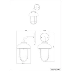 Trio Außenwandleuchte Duero Rostfarbig -Heimdekoration Angebote 958685 2451 DRW