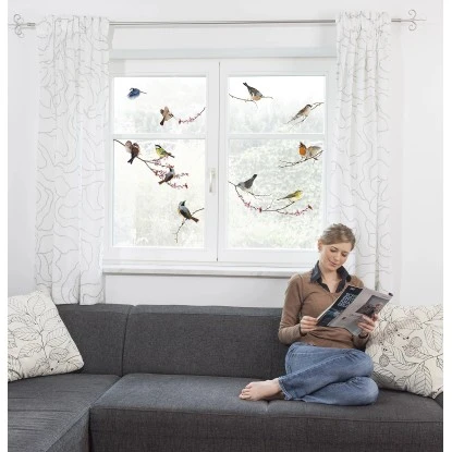 Komar Fenstersticker Birds 31 Cm X 31 Cm 2 Komar Fenstersticker Birds 31 Cm X 31 Cm – Bild 2