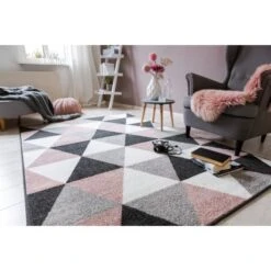 Andiamo Teppich Salamanca Altrosa-Grau 120 Cm X 170 Cm -Heimdekoration Angebote anca altrosa grau raumbild