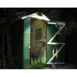 LED Solar Außenleuchte Butterfly Mit Sensor 1,5 W 220 Lm 6500 K Schwarz