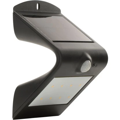 LED Solar Außenleuchte Butterfly Mit Sensor 1,5 W 220 Lm 6500 K Schwarz 4 LED Solar Außenleuchte Butterfly Mit Sensor 1,5 W 220 Lm 6500 K Schwarz – Bild 4