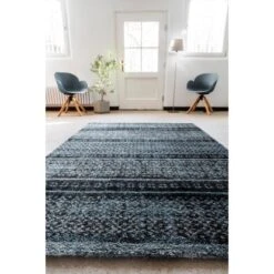 Andiamo Teppich San Fernando Blau-Grau 133 Cm X 190 Cm -Heimdekoration Angebote fernando blaugrau raumbild 1