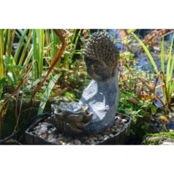 Dobar Zimmerbrunnen Buddha Lotusblüte In Steinoptik Mit Deko-Steinen 17 Dobar Zimmerbrunnen Buddha Lotusblüte In Steinoptik Mit Deko-Steinen -Heimdekoration Angebote gartenbrunnenwasserfall 05