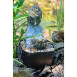 Dobar Zimmerbrunnen Buddha Lotusblüte In Steinoptik Mit Deko-Steinen 18 Dobar Zimmerbrunnen Buddha Lotusblüte In Steinoptik Mit Deko-Steinen -Heimdekoration Angebote gartenbrunnenwasserfall 06
