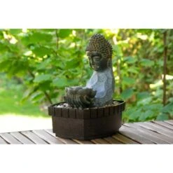 Dobar Zimmerbrunnen Buddha Lotusblüte In Steinoptik Mit Deko-Steinen 21 Dobar Zimmerbrunnen Buddha Lotusblüte In Steinoptik Mit Deko-Steinen -Heimdekoration Angebote gartenbrunnenwasserfall 09