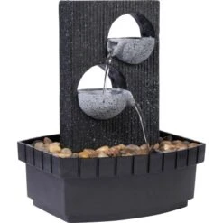 Dobar Zimmerbrunnen Kaskade In Steinoptik Mit Deko-Steinen Und Zwei Schalen 10 Dobar Zimmerbrunnen Kaskade In Steinoptik Mit Deko-Steinen Und Zwei Schalen -Heimdekoration Angebote gartenbrunnenwasserfall 3 3