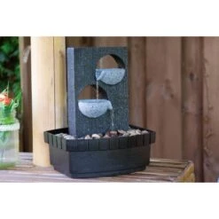 Dobar Zimmerbrunnen Kaskade In Steinoptik Mit Deko-Steinen Und Zwei Schalen 13 Dobar Zimmerbrunnen Kaskade In Steinoptik Mit Deko-Steinen Und Zwei Schalen -Heimdekoration Angebote gartenbrunnenwasserfall 6 3