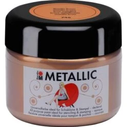 Marabu Metallic Deckend 225 Ml Metallic-Braun