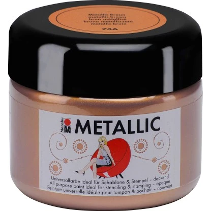 Marabu Metallic Deckend 225 Ml Metallic-Braun 1 Marabu Metallic Deckend 225 Ml Metallic-Braun