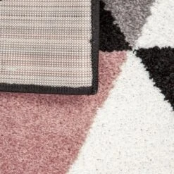 Andiamo Teppich Salamanca Altrosa-Grau 160 Cm X 235 Cm -Heimdekoration Angebote rosa grau umgeklappte ecke 2